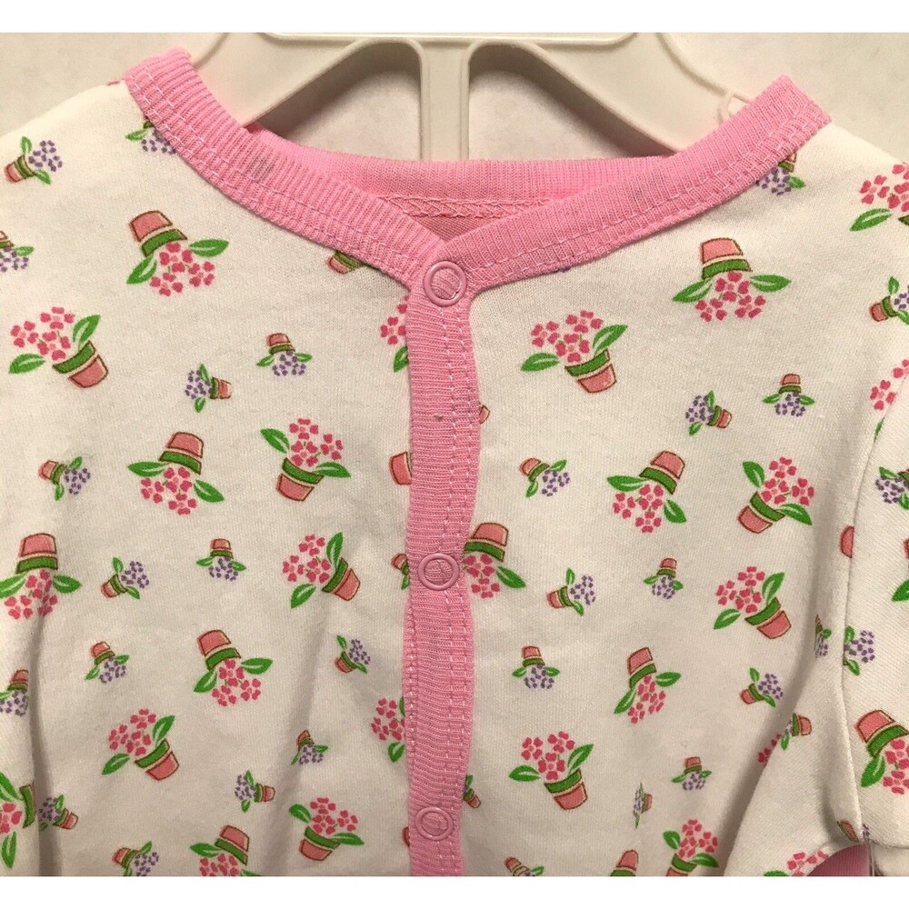 Sweet Dreams Flower Pot Pink Cardigan 5 Pc Set Sz 6 To 9 Months New